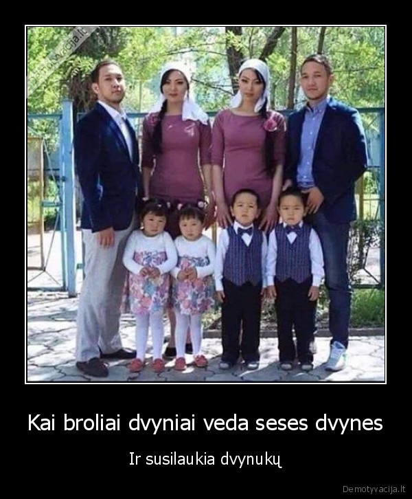 dvyniu, seima,santuoka