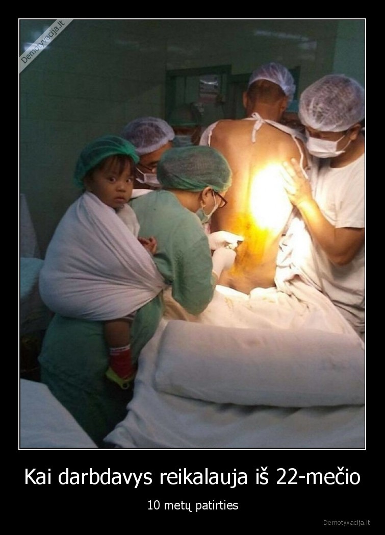 darbas,vaikas,medikai