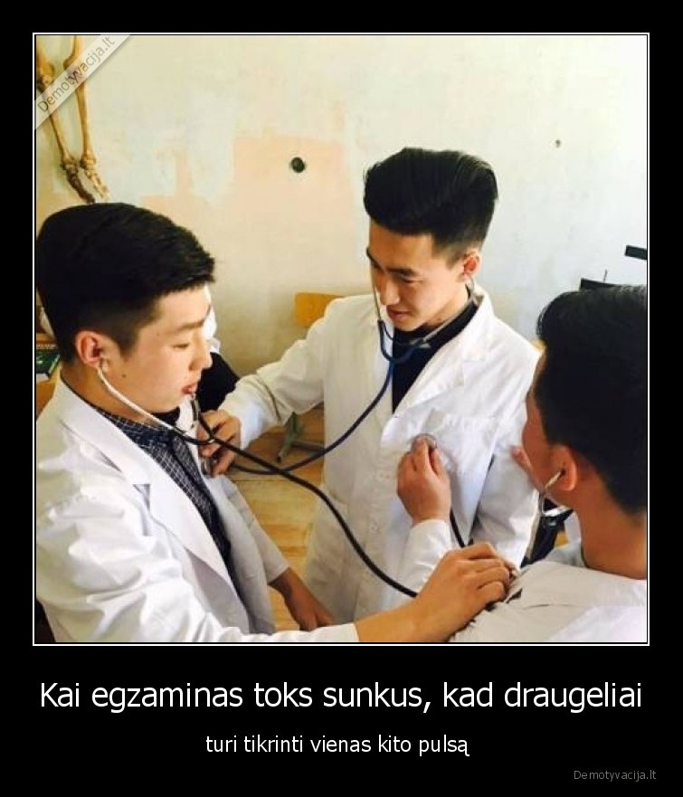 pulsas,egzaminas,sunkus