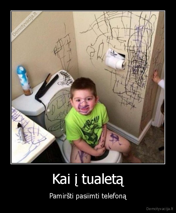 ispaise, sienas,vaikas, isdykauja