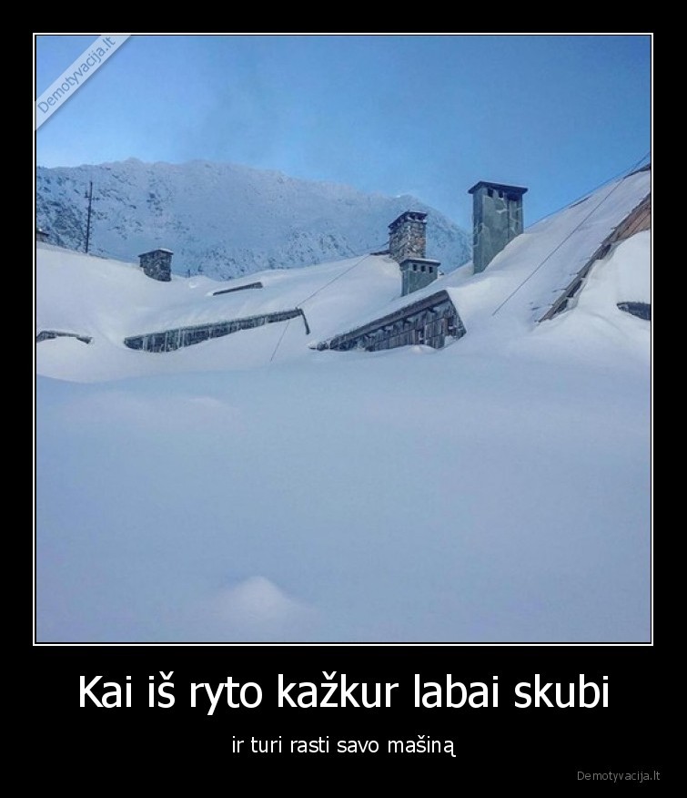 masina,prisnigo,skubejimas