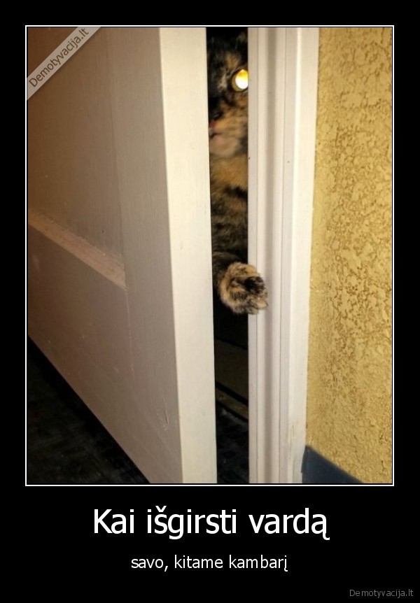 Kai išgirsti vardą