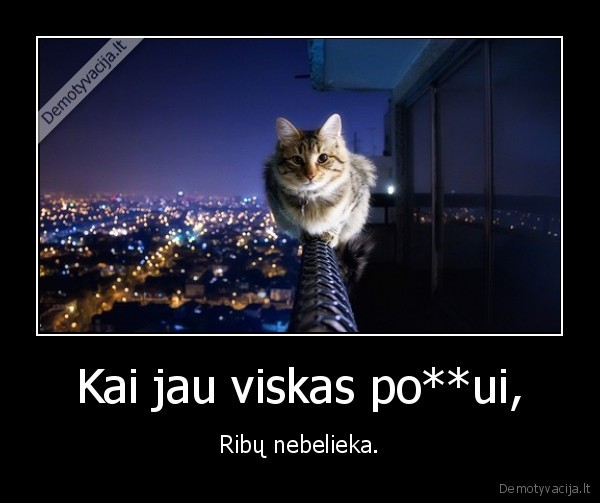 Kai jau viskas po**ui,