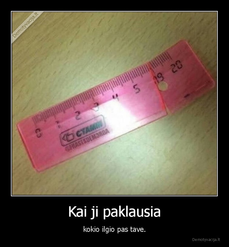 ilgis,penis,liniuote