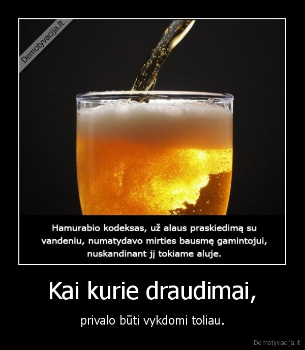 Kai kurie draudimai,