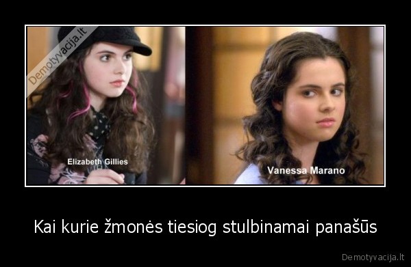 Kai kurie žmonės tiesiog stulbinamai panašūs