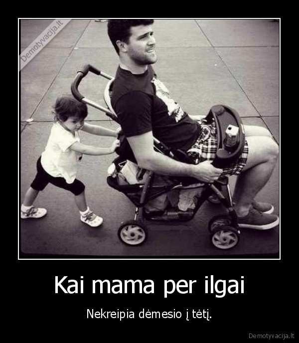 tetis,vaikas,vezimelis