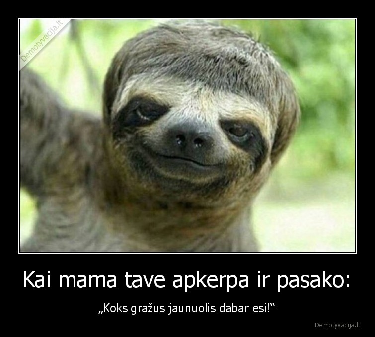 tinginys,kirpykla, pas, mama