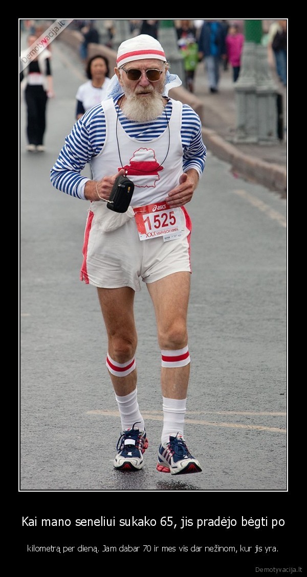 senelis,sportas,begiojimas