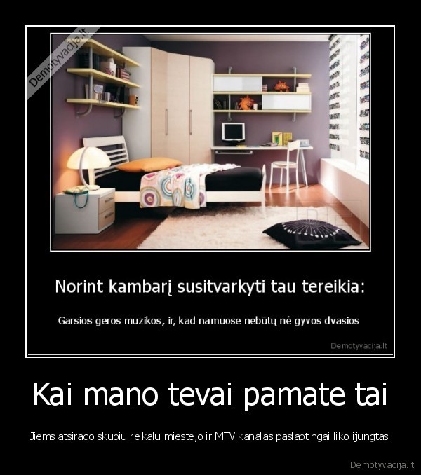 Kai mano tevai pamate tai