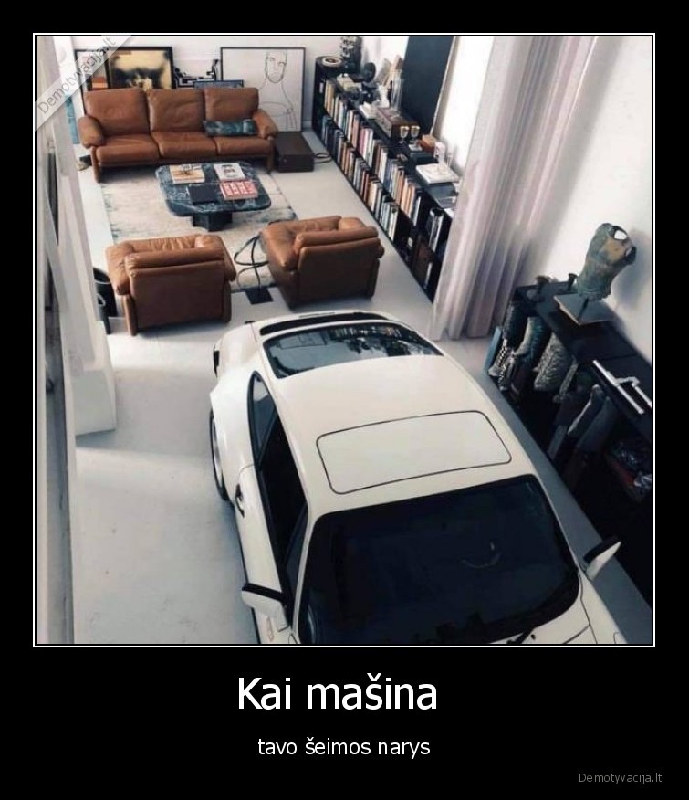 seima,masina,garazas