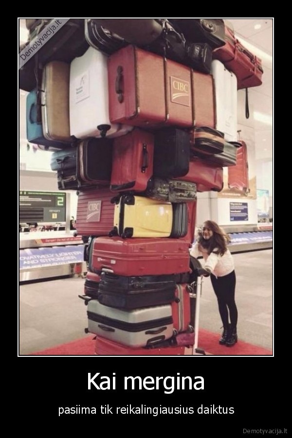 daiktai,reikalingiausi,mergina