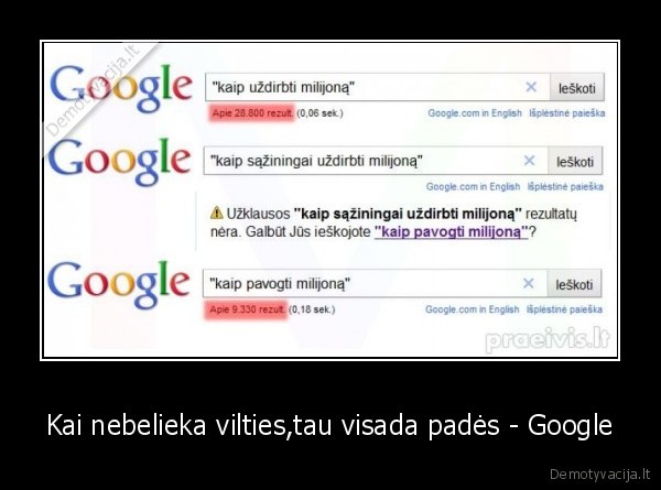 Kai nebelieka vilties,tau visada padės - Google