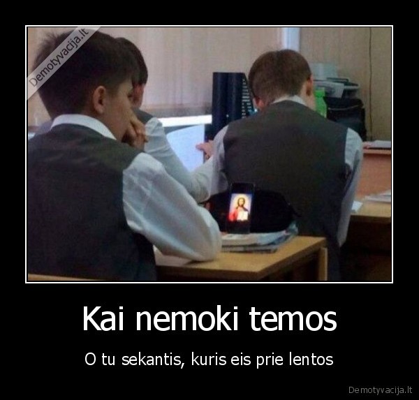 mokslai,nesimoke