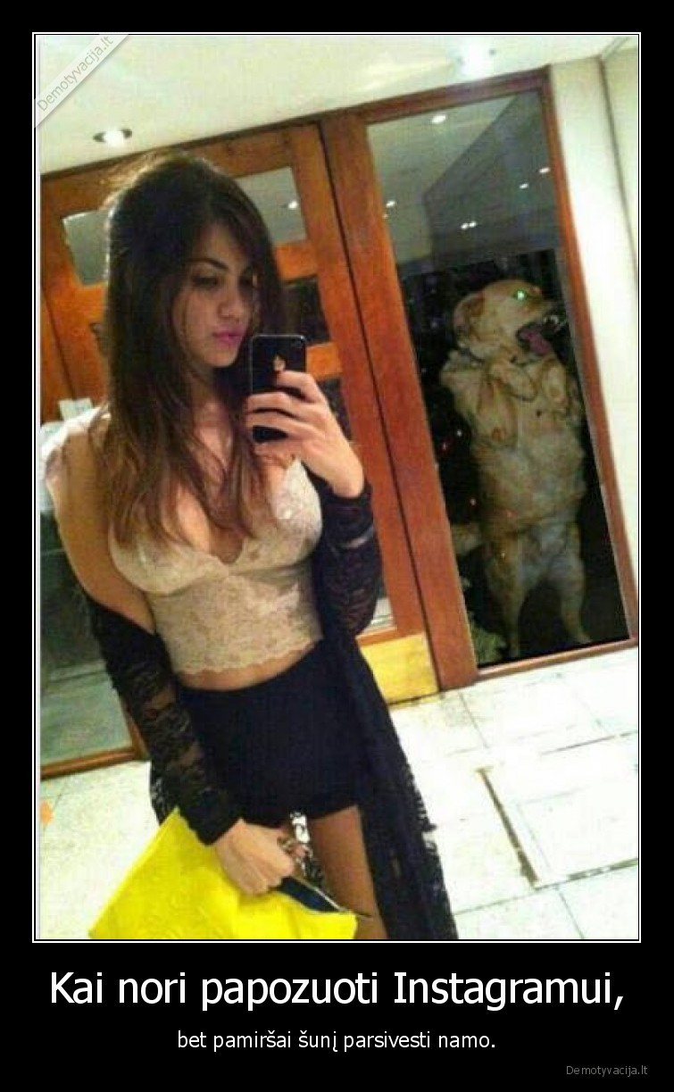 mergina,instagramas,suo