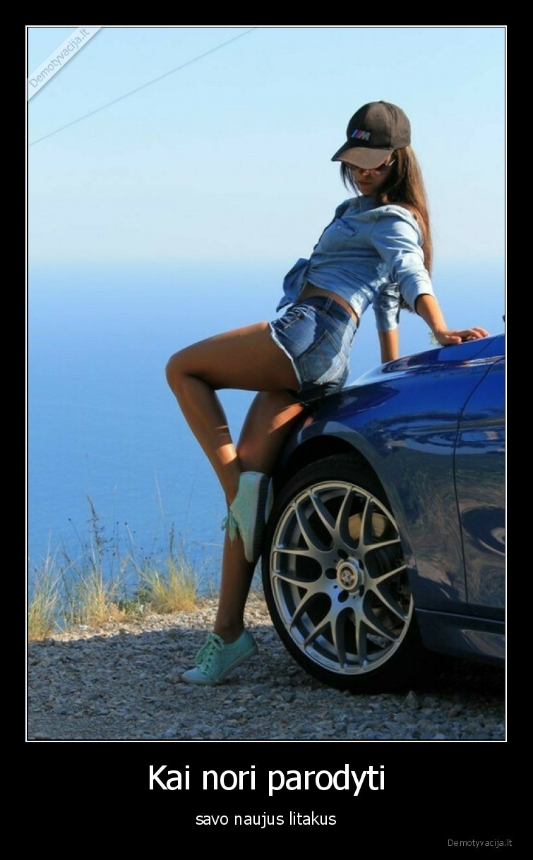 litakai,bmw,mergina