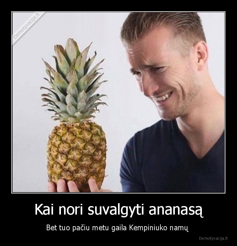 kempiniukas,ananasas,gaila,liudna