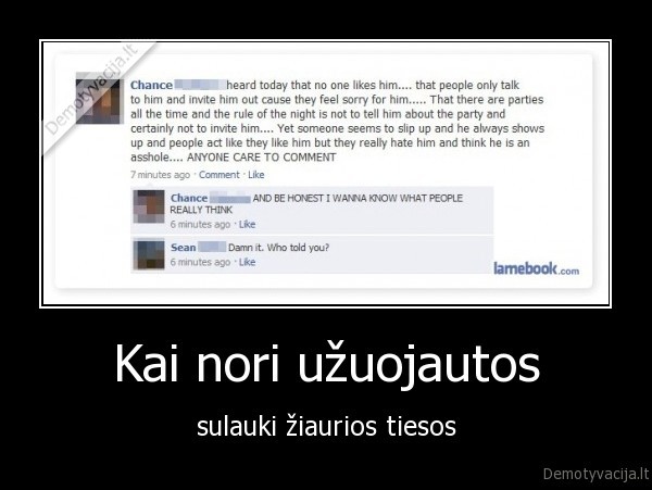 facebook,uzuojauta,tiesa