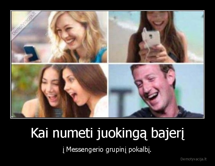 bajeris,messengeris,zuckerbergas