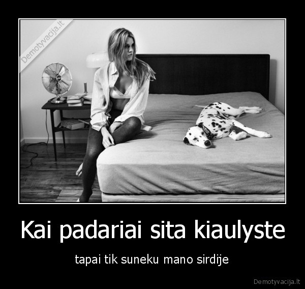 Kai padariai sita kiaulyste