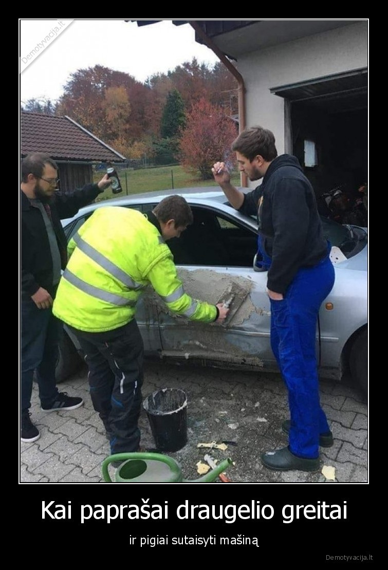 greitai,pigiai,masina,sutaisyta