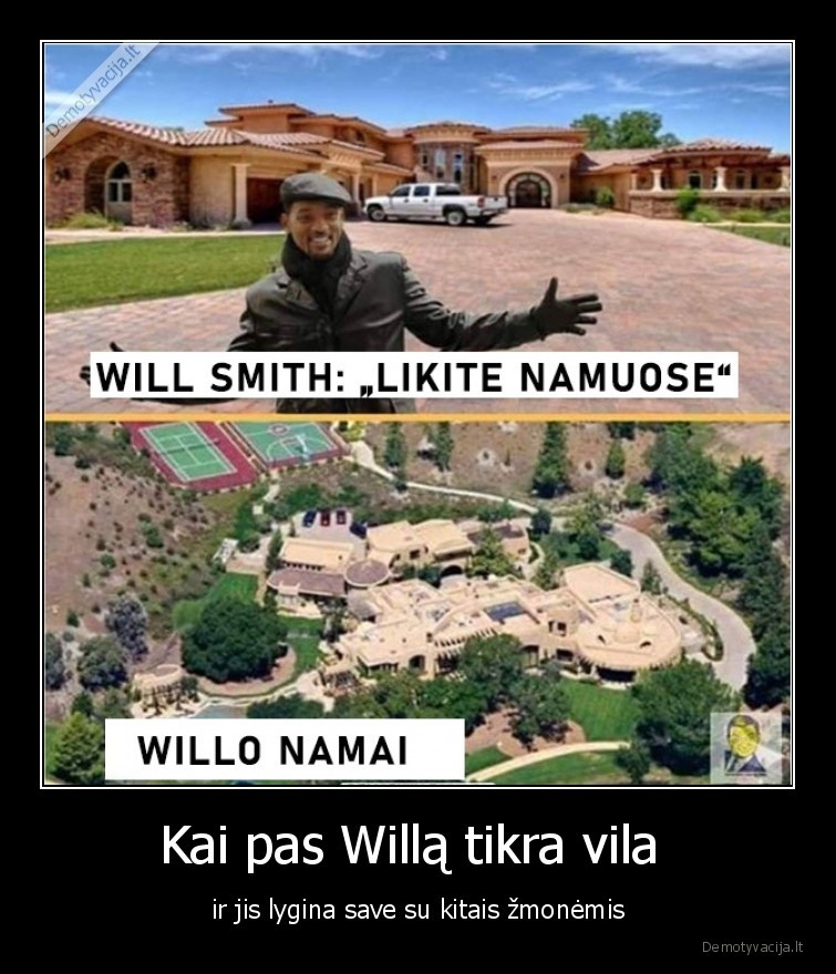 will, smith,vila,karantinas,pandemija