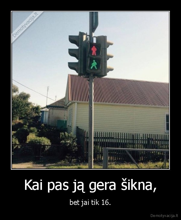 mergina,sikna,sviesoforas