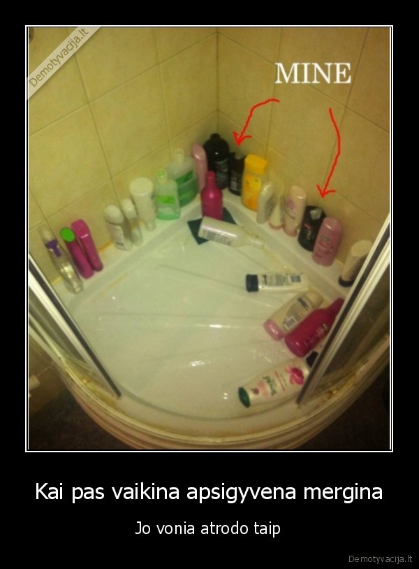 Kai pas vaikina apsigyvena mergina