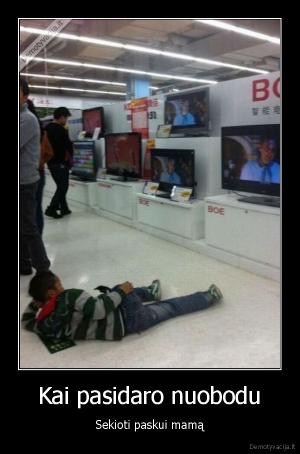 Kai pasidaro nuobodu