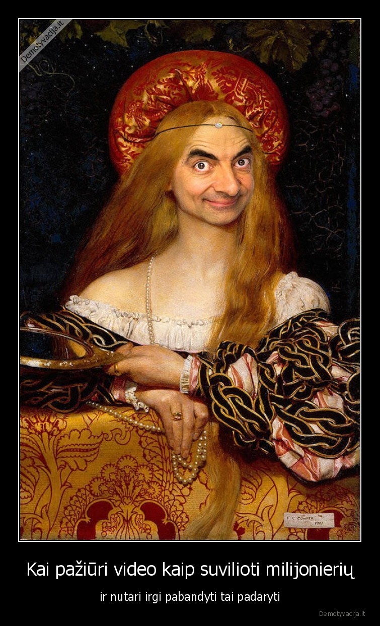 milijonierius,suvilioti,viliotinis,mr., bean,ponas, bynas