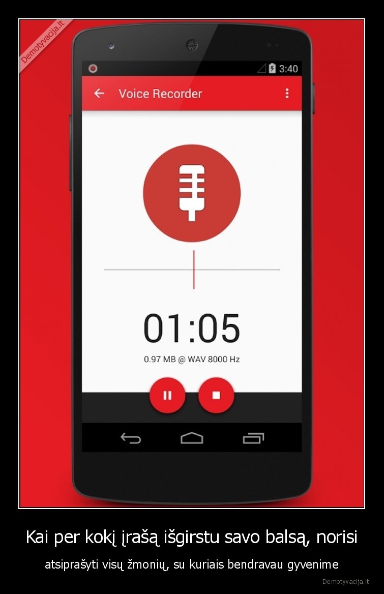 balsas,kai, isgirsti, savo, balsa,balso, irasas