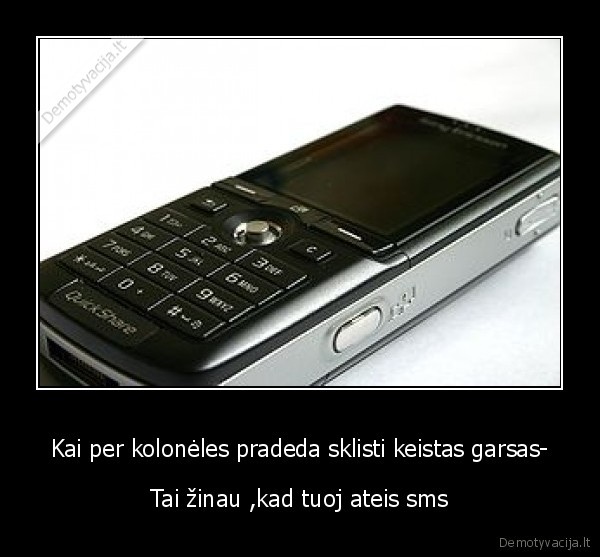 Kai per kolonėles pradeda sklisti keistas garsas-