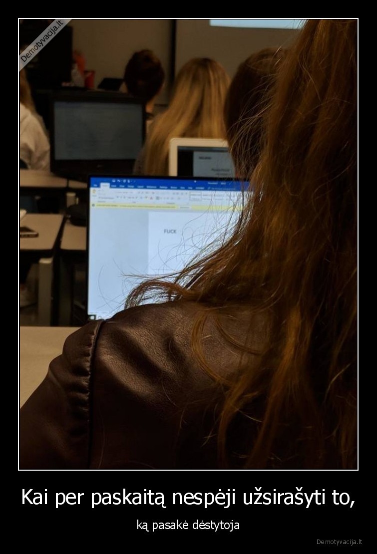 destytoja,paskaita,mokslai
