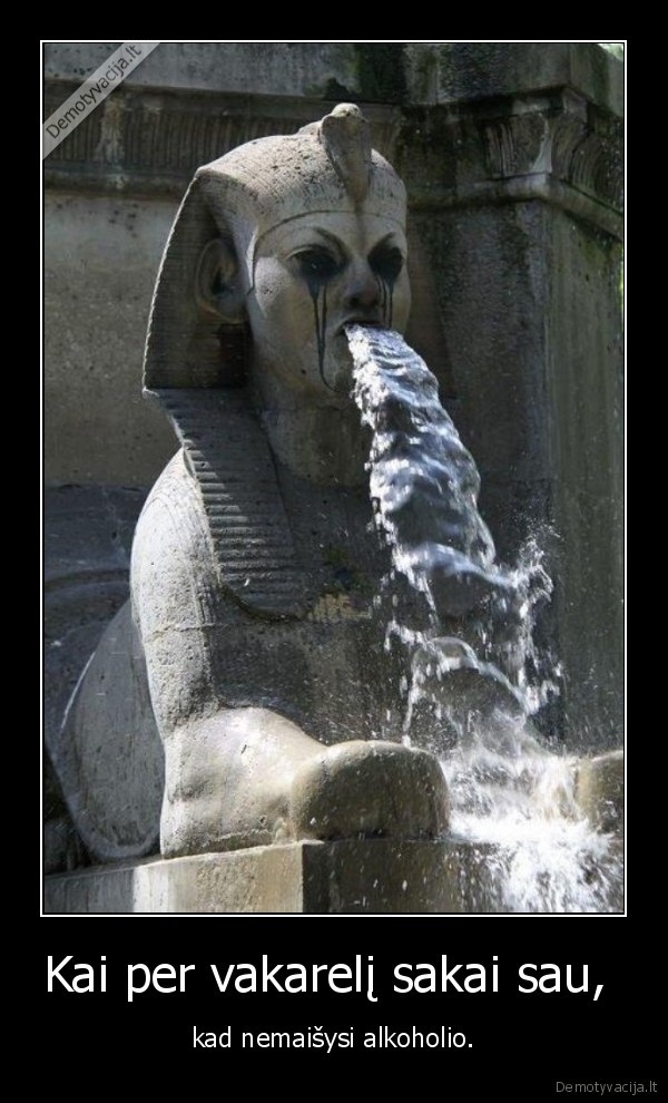 Kai per vakarelį sakai sau, 