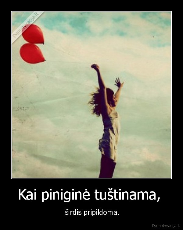 Kai piniginė tuštinama, 