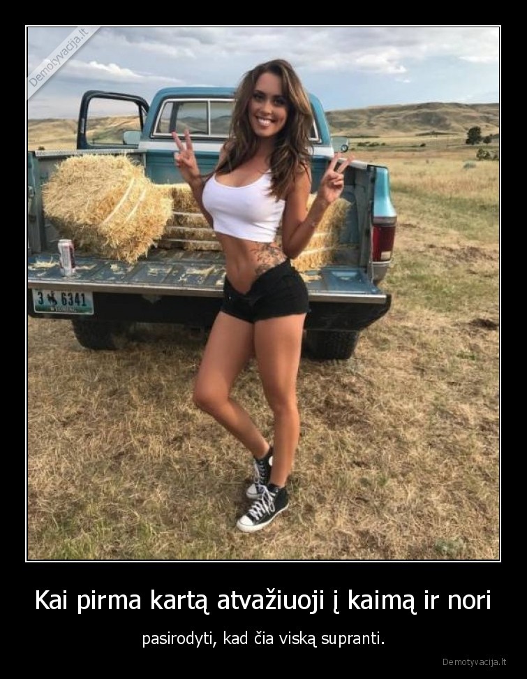 kaimas,mergina,sortai