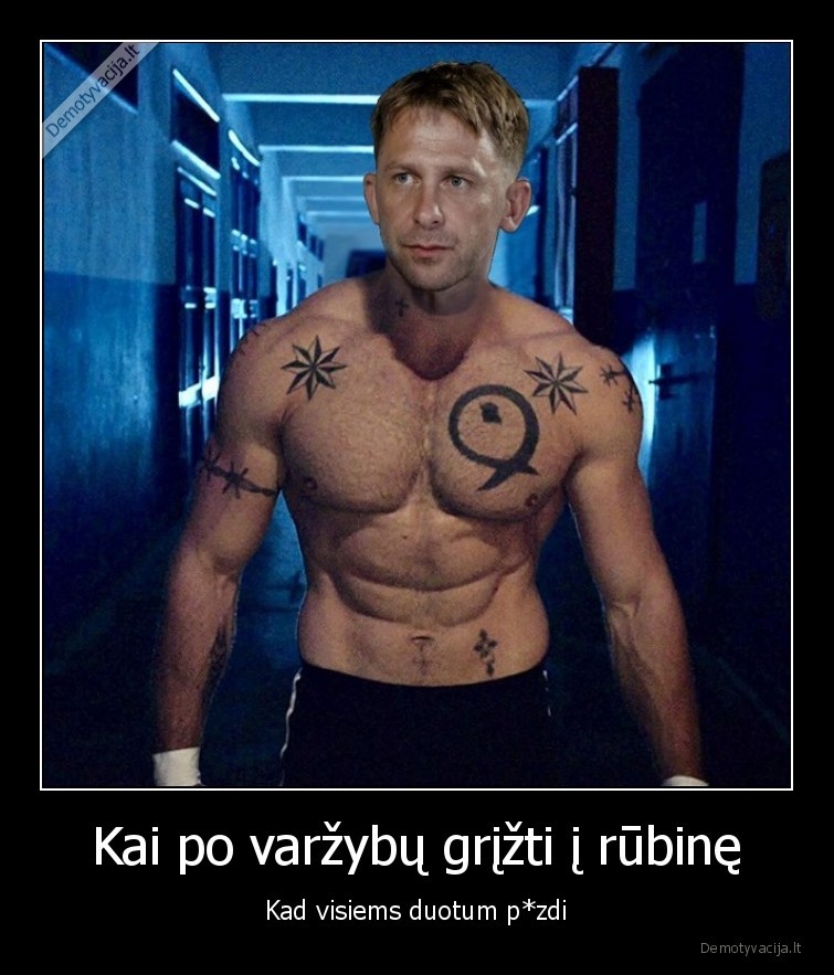 Kai po varžybų grįžti į rūbinę