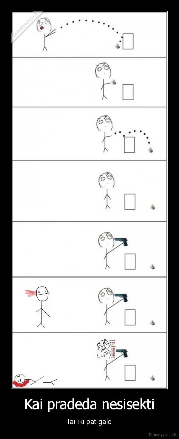 Kai pradeda nesisekti