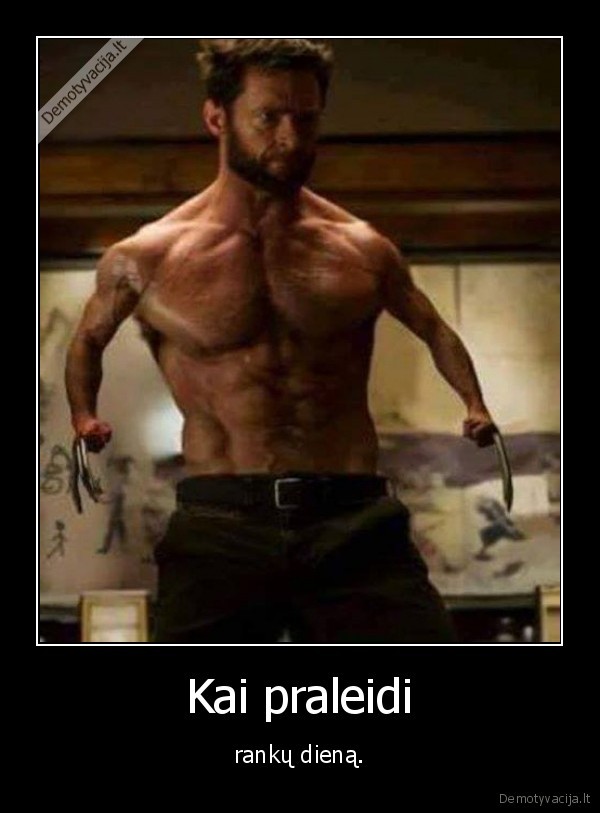 ranku, diena,wolverinas