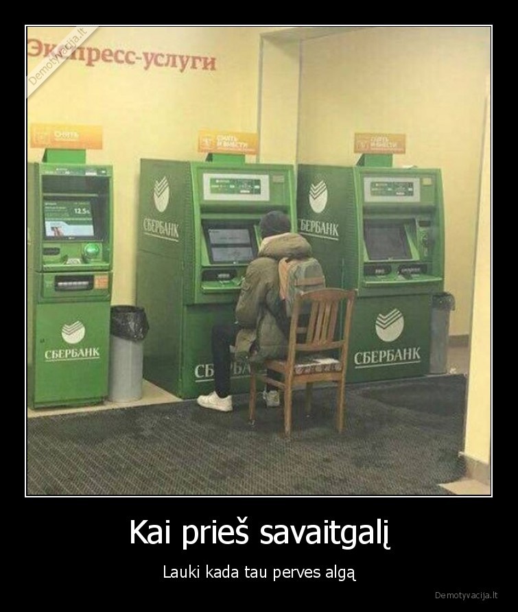 bankomatas,laukimas