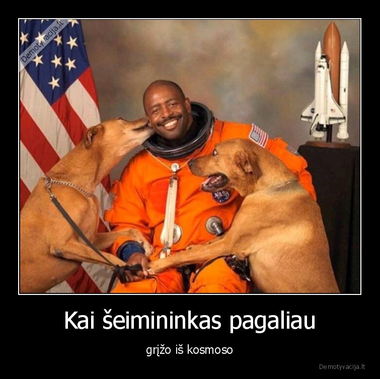 seimininkas,sunys,pasiilgo,kosmonautas