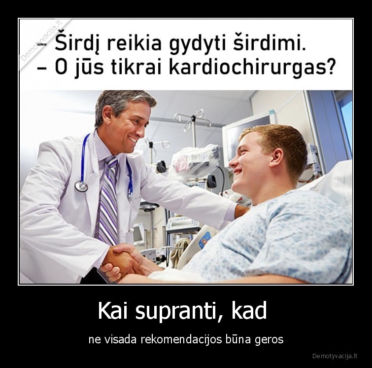 chirurgas,sirdis,rekomendacijos