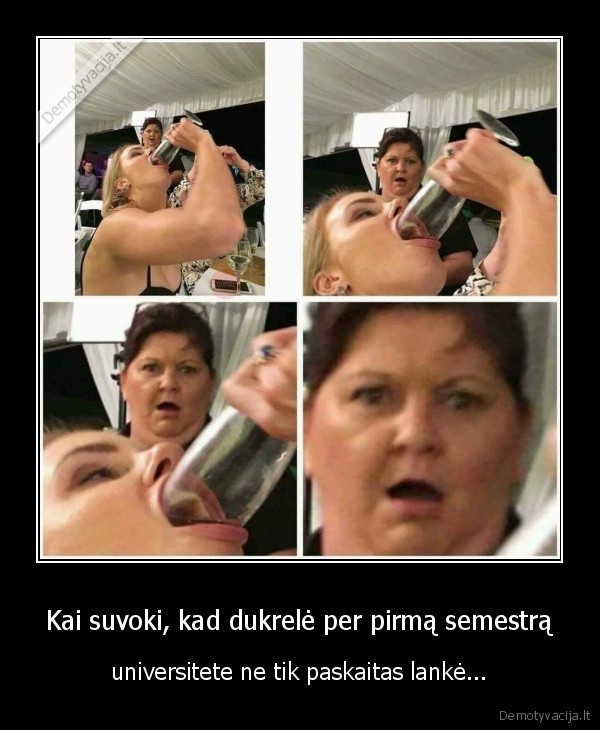 dukra, geria,sokiruota, mama