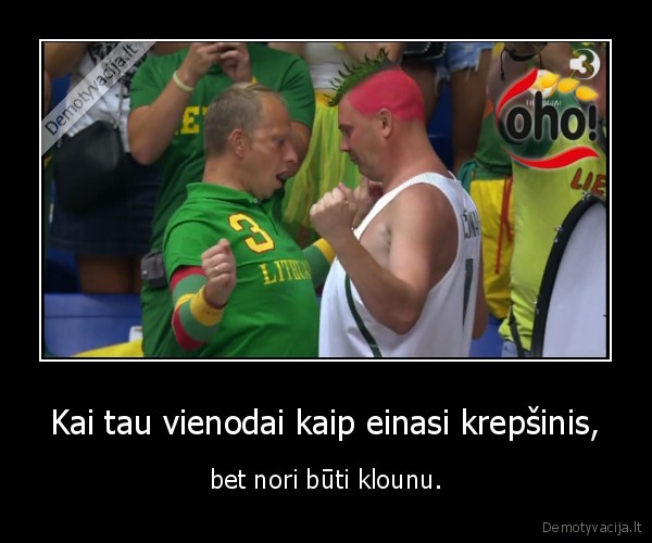 klounai,krepsinis,lietuva