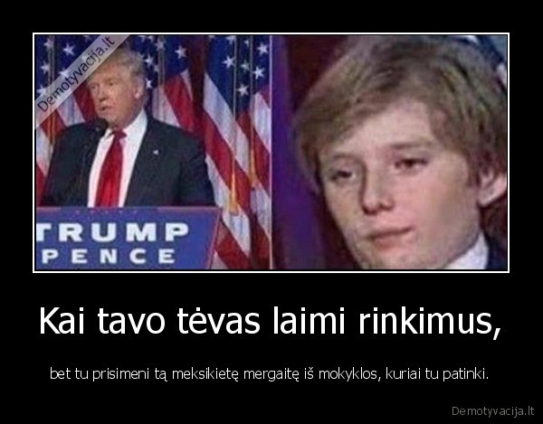 donaldas, trampas,meksika,jav,sunus,rinkimai,prezidentas