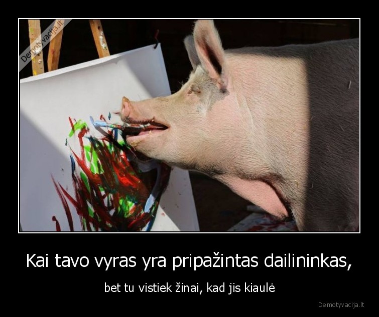kiaule,dailininkas,vyras