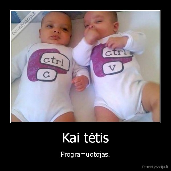 tetis,programuoti,ctr, c,ctrl, v
