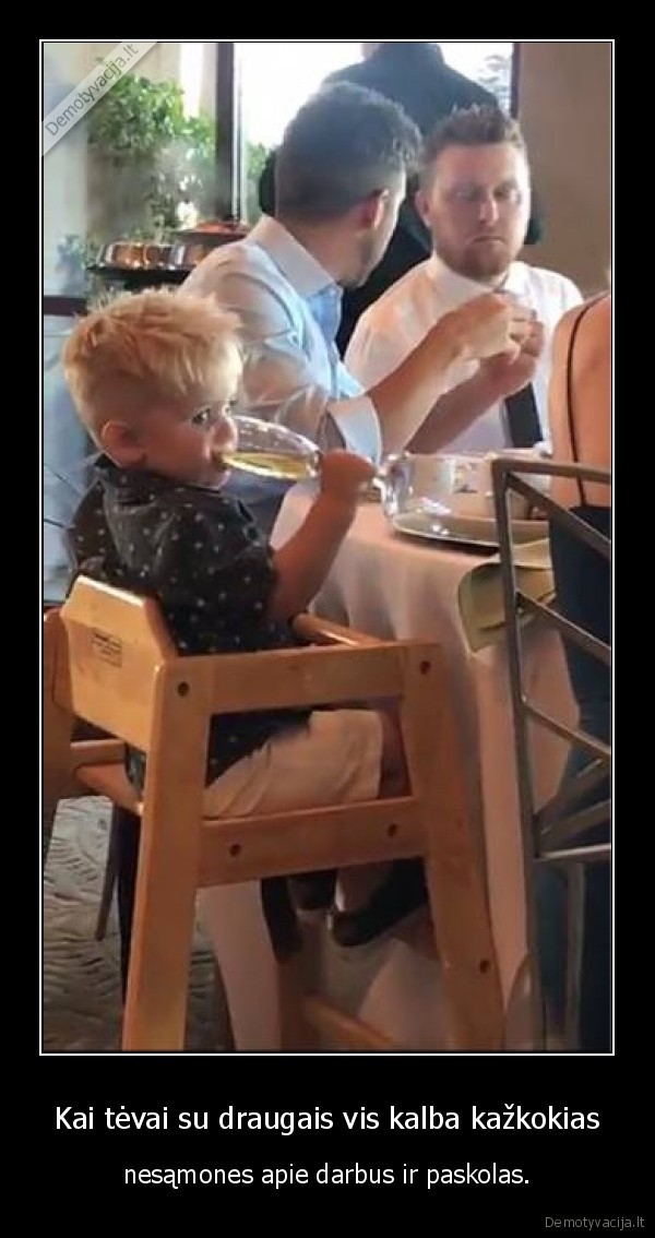 vaikas,sampanas,tevai