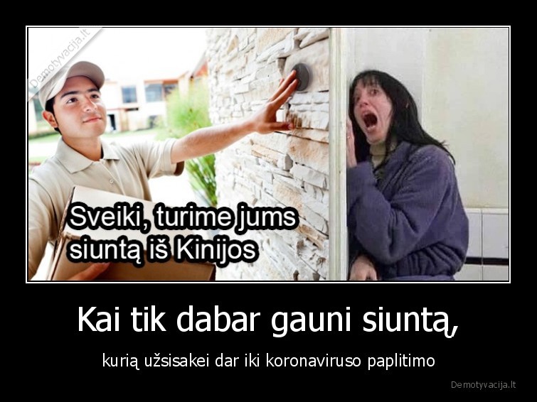 kinija,siunta,ebay,koronavirusas