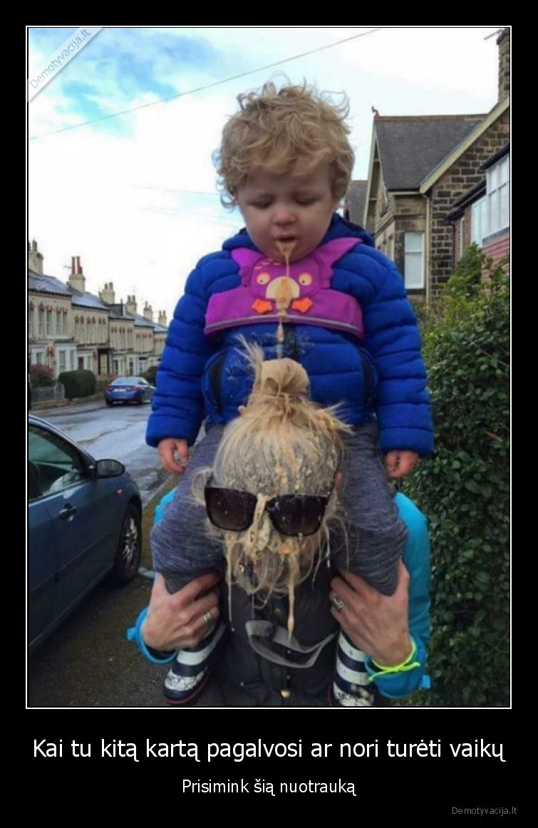 vaikas, apveme, galva